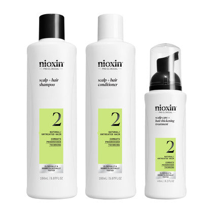 Wella Nioxin System 2 Kit – Shampoo, Conditioner & Scalp Treatment