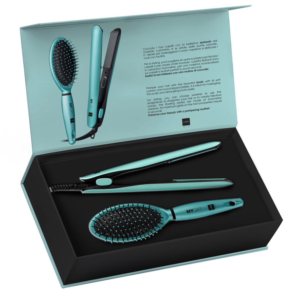 Labor-MY GIFT COTTON CANDY BLUE HAIR STRAIGHTENER 25mm & BRUSH MY GIFT COTTON CANDY BLUE HAIR STRAIGHTENER 25mm & BRUSH SHARE MY GIFT COTTON CANDY BLUE HAIR STRAIGHTENER 25mm & BRUSH