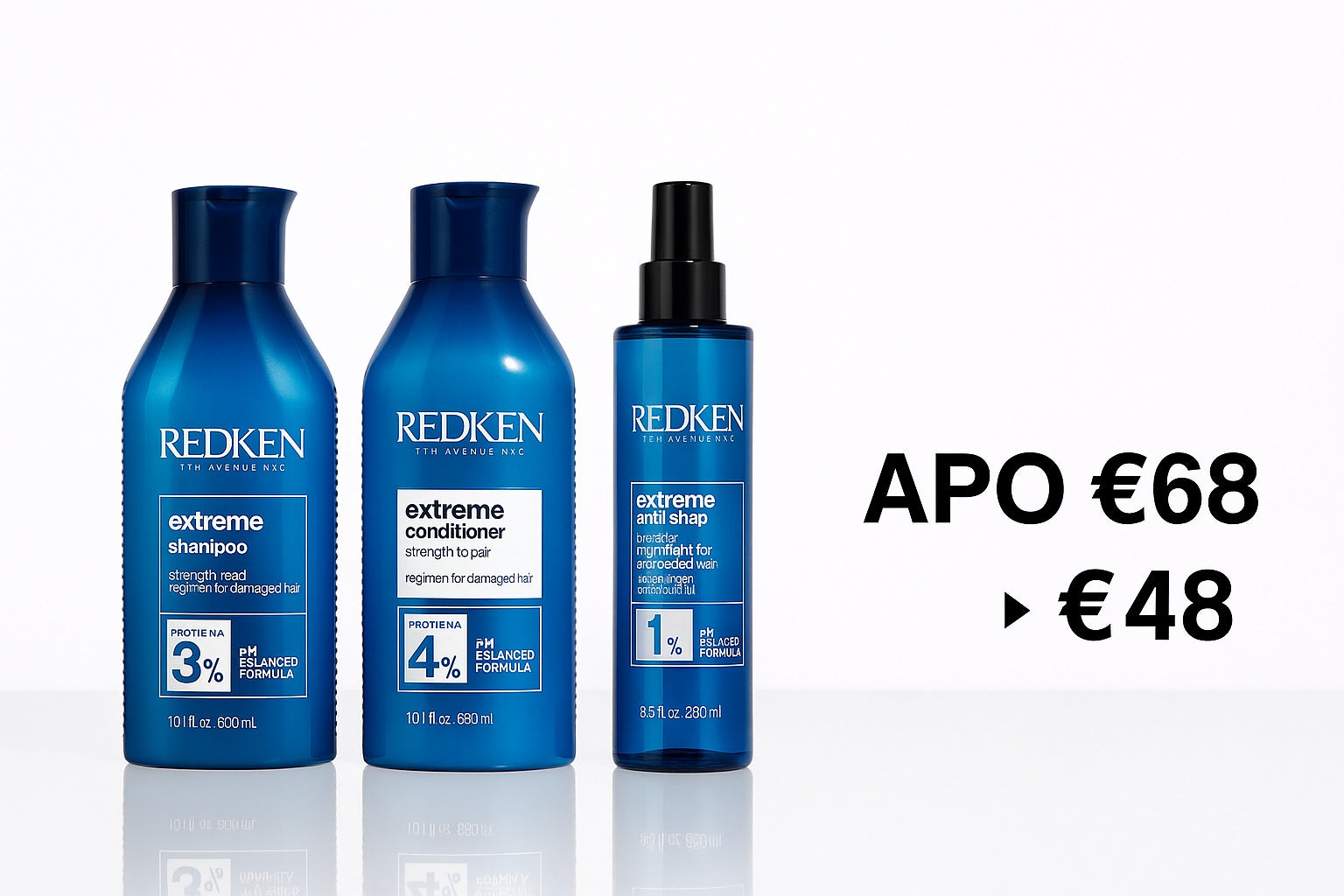 REDKEN EXTREME TRIO PACK BLACK